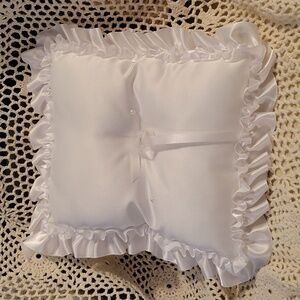 Wedding ring-bearer pillow